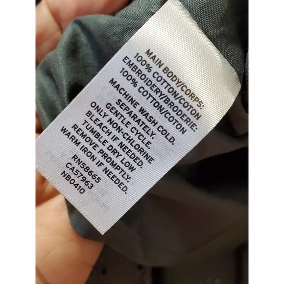 14th & Union Women's Gray 100% Cotton Comfort Waist A-Line Skirts Size Small - Picture 6 of 10